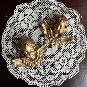 Gold Angel Wall Decor
